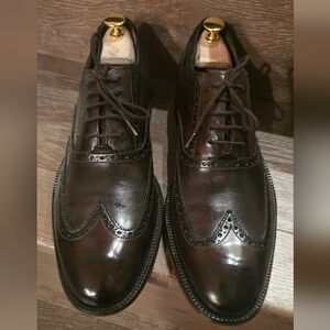 Cole Haan Dark Brown Leather Oxfords